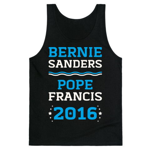 Bernie Sanders / Pope Francis 2016 Tank Top