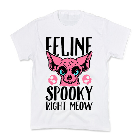 Feline Spooky Right Meow Kids T-Shirt