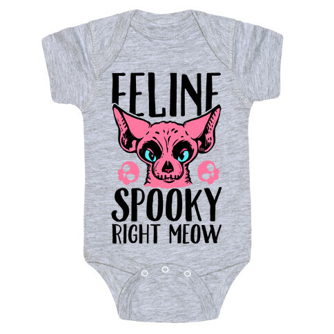 Feline Spooky Right Meow Baby One-Piece