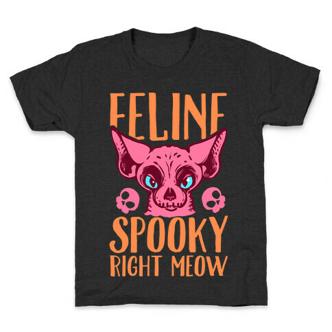 Feline Spooky Right Meow Kids T-Shirt