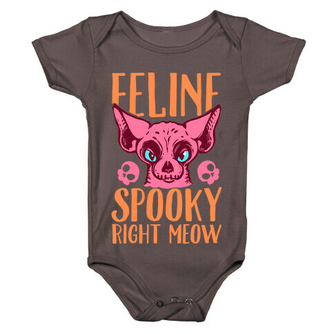 Feline Spooky Right Meow Baby One-Piece