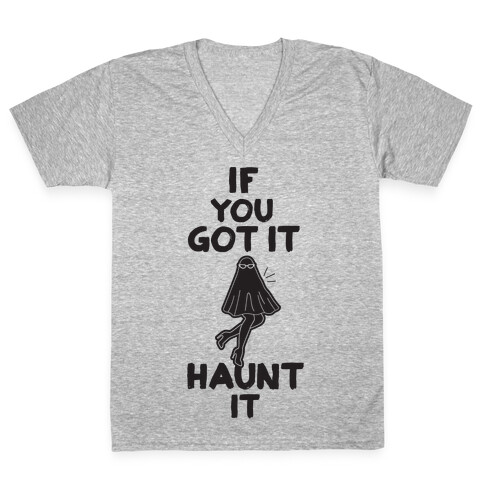 If You Got It, Haunt It V-Neck Tee Shirt