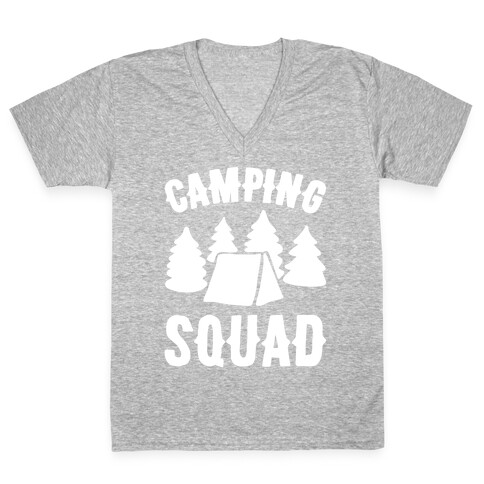 Camping Squad V-Neck Tee Shirt