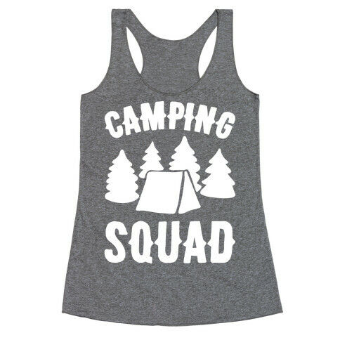 Camping Squad Racerback Tank Top