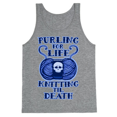 Knitting til Death Tank Top