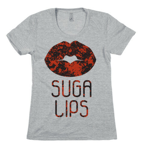 Suga Lips Womens T-Shirt