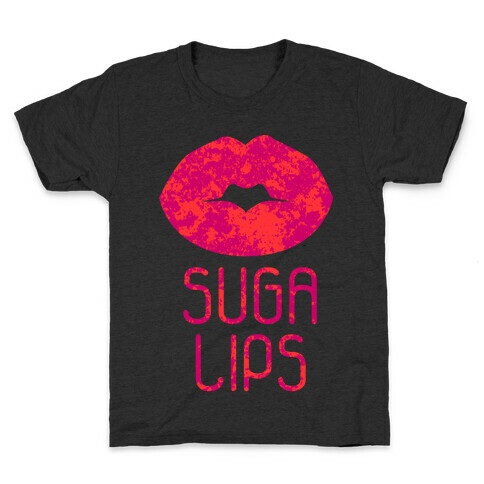 Suga Lips (dark) Kids T-Shirt