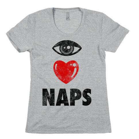 Eye Heart Naps Womens T-Shirt