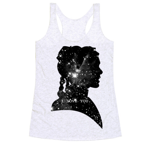 Leia Loves You Racerback Tank Top