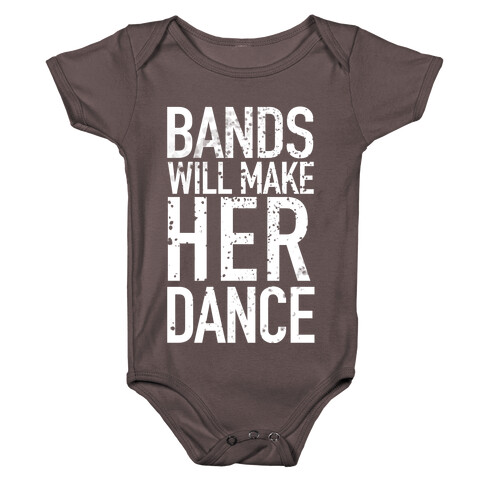 Bands Will Make Her Dance Baby One-Piece