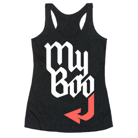 My Boo (Black Red) Racerback Tank Top