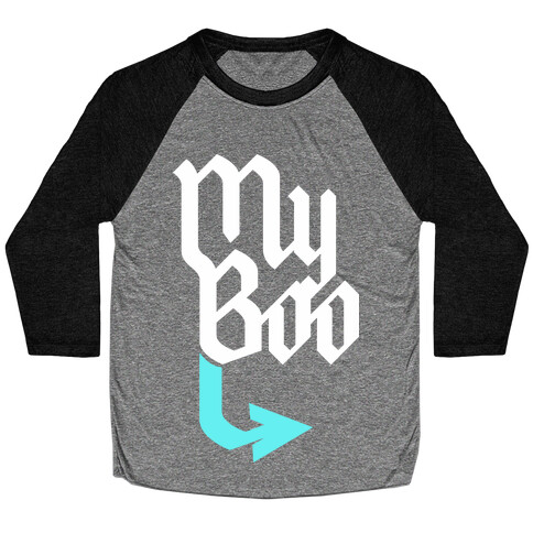 My Boo (Black Blue) Baseball Tee