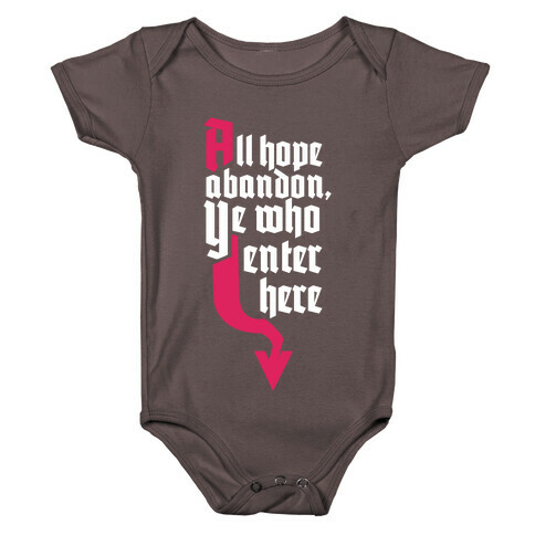 All Hope Abandon Baby One-Piece