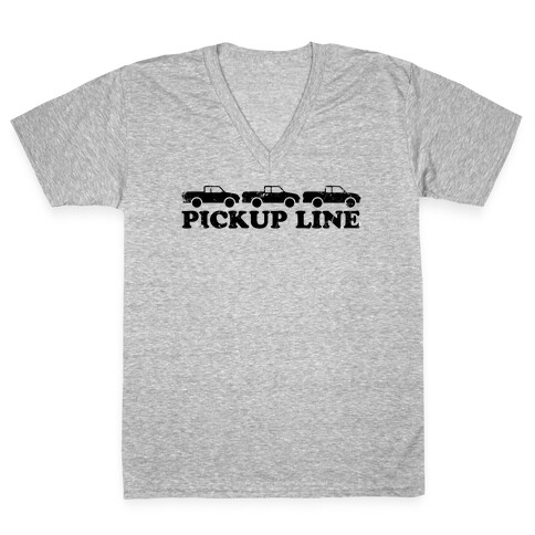 Pickup Line V-Neck Tee Shirt