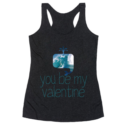 Whale You Be My Valentine? Racerback Tank Top