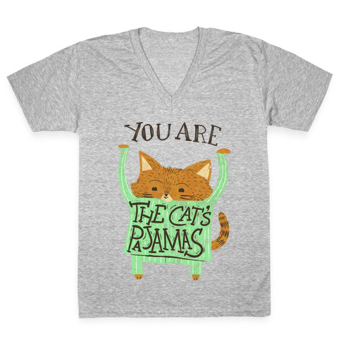 Cat's Pajamas V-Neck Tee Shirt