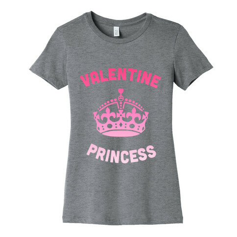 Valentine Princess Womens T-Shirt