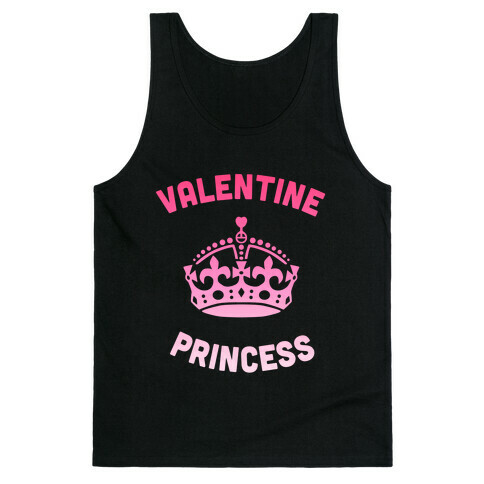 Valentine Princess (Dark) Tank Top