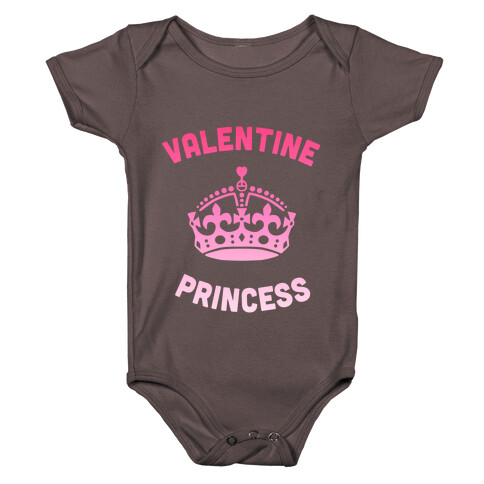 Valentine Princess (Dark) Baby One-Piece