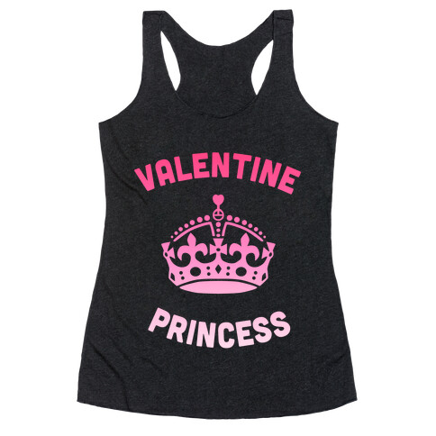 Valentine Princess (Dark) Racerback Tank Top