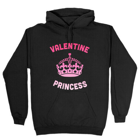 Valentine Princess (Dark) Hooded Sweatshirt