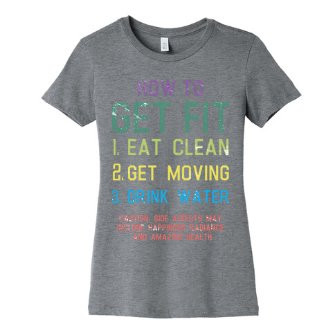 How to Get Fit Womens T-Shirt
