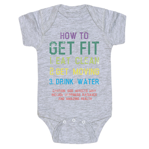 How to Get Fit Baby One-Piece