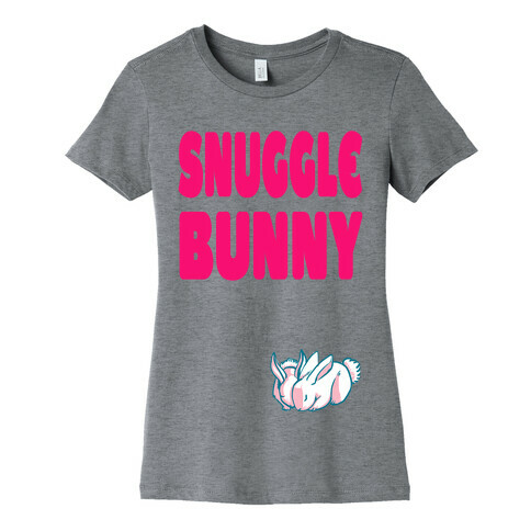 Snuggle Bunny Womens T-Shirt