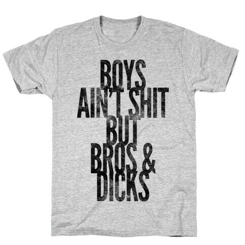 Boys Ain't Shit But Bros And Dicks T-Shirt