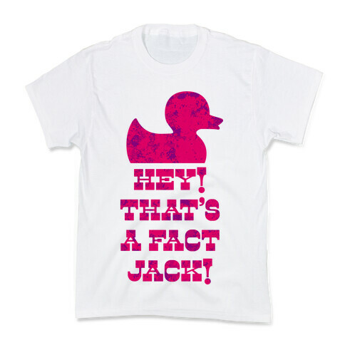 Hey Jack (pink) Kids T-Shirt