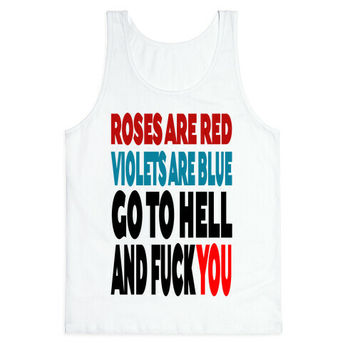 A Bitter Poem Tank Top