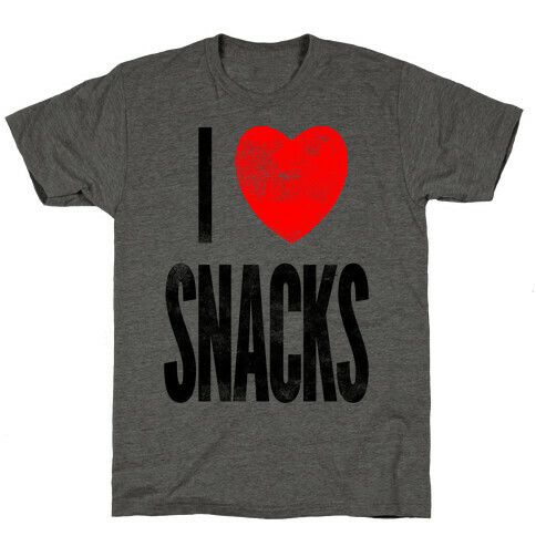 I Love Snacks T-Shirt