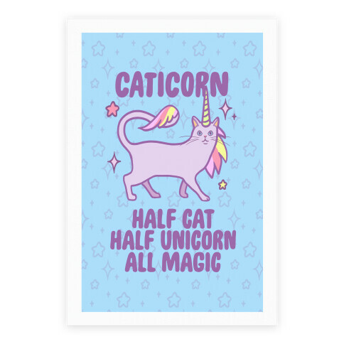 Caticorn Magic Poster