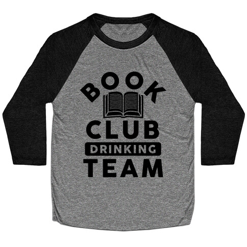 Book Club Drinking Team Baseball Tee