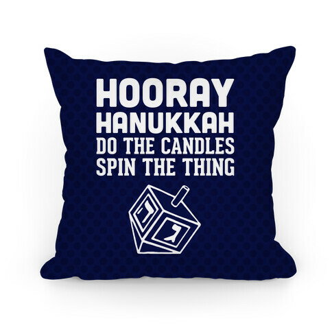 Hooray Hanukkah Pillow