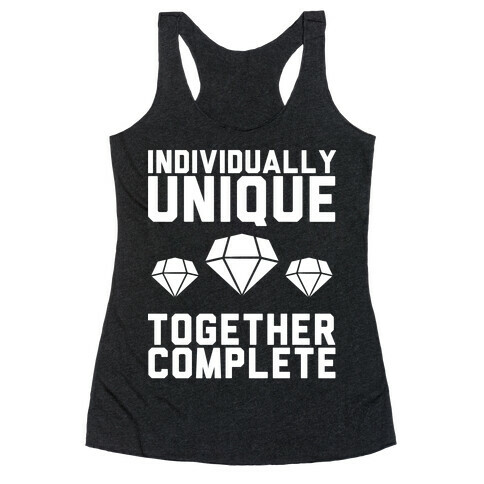 Individually Unique Together Complete Racerback Tank Top