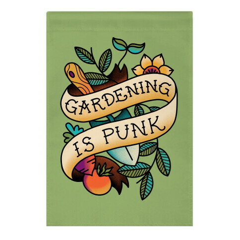 Gardening Is Punk Garden Flag