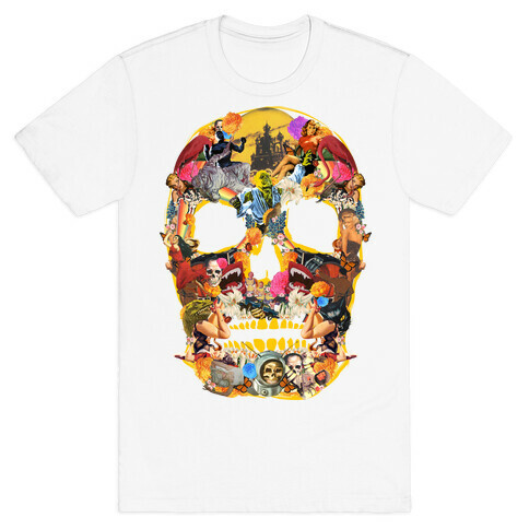 Vintage Skull (Long Sleeve) T-Shirt
