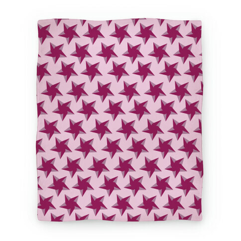 Pink Star Pattern Blanket