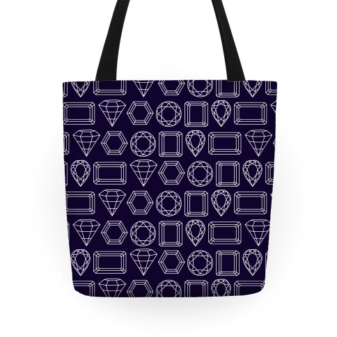 Jewel Outline Pattern Tote