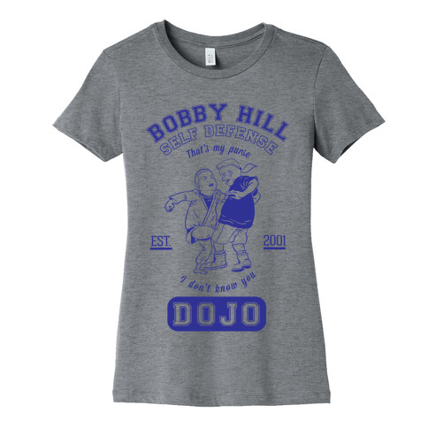 Bobby Hill Self Defense Dojo Womens T-Shirt