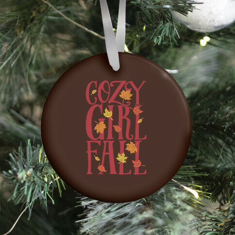 Cozy Girl Fall Ornament