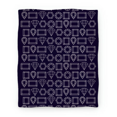 Jewel Outline Pattern Blanket