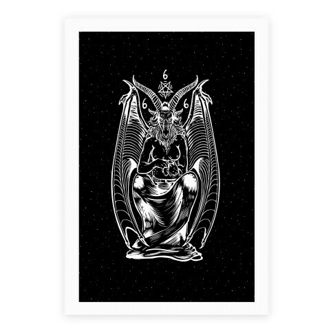 Pet Cats. Hail Satan. Baphomet. Poster