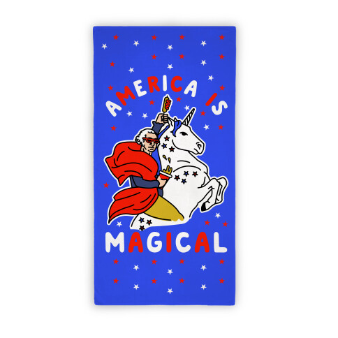 America Is Magical Towel Beach Towel