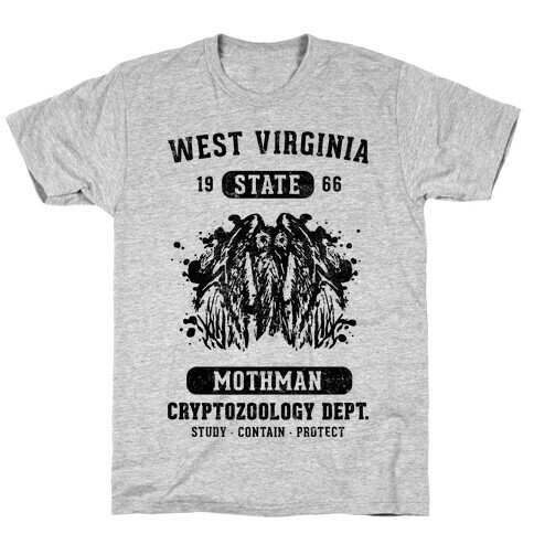 West Virginia Mothman Cryptozoology T-Shirt