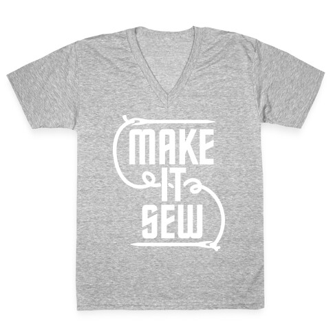 Make It Sew V-Neck Tee Shirt