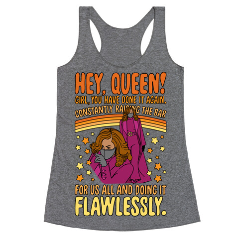 Hey Queen Michelle Obama Inauguration Racerback Tank Top