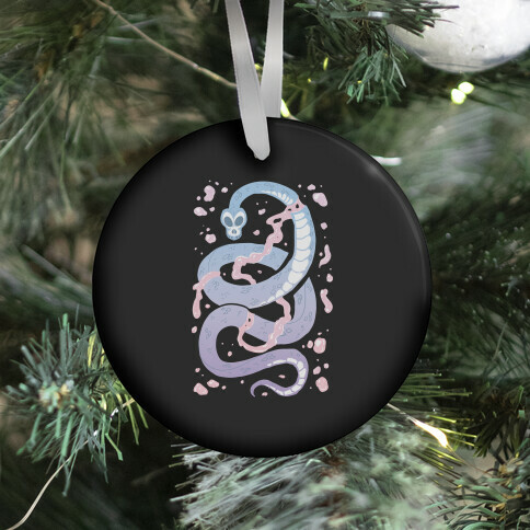 Pastel Goth Snake Ornament