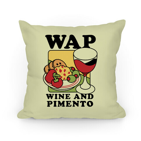 WAP (Wine And Pimento) Pillow